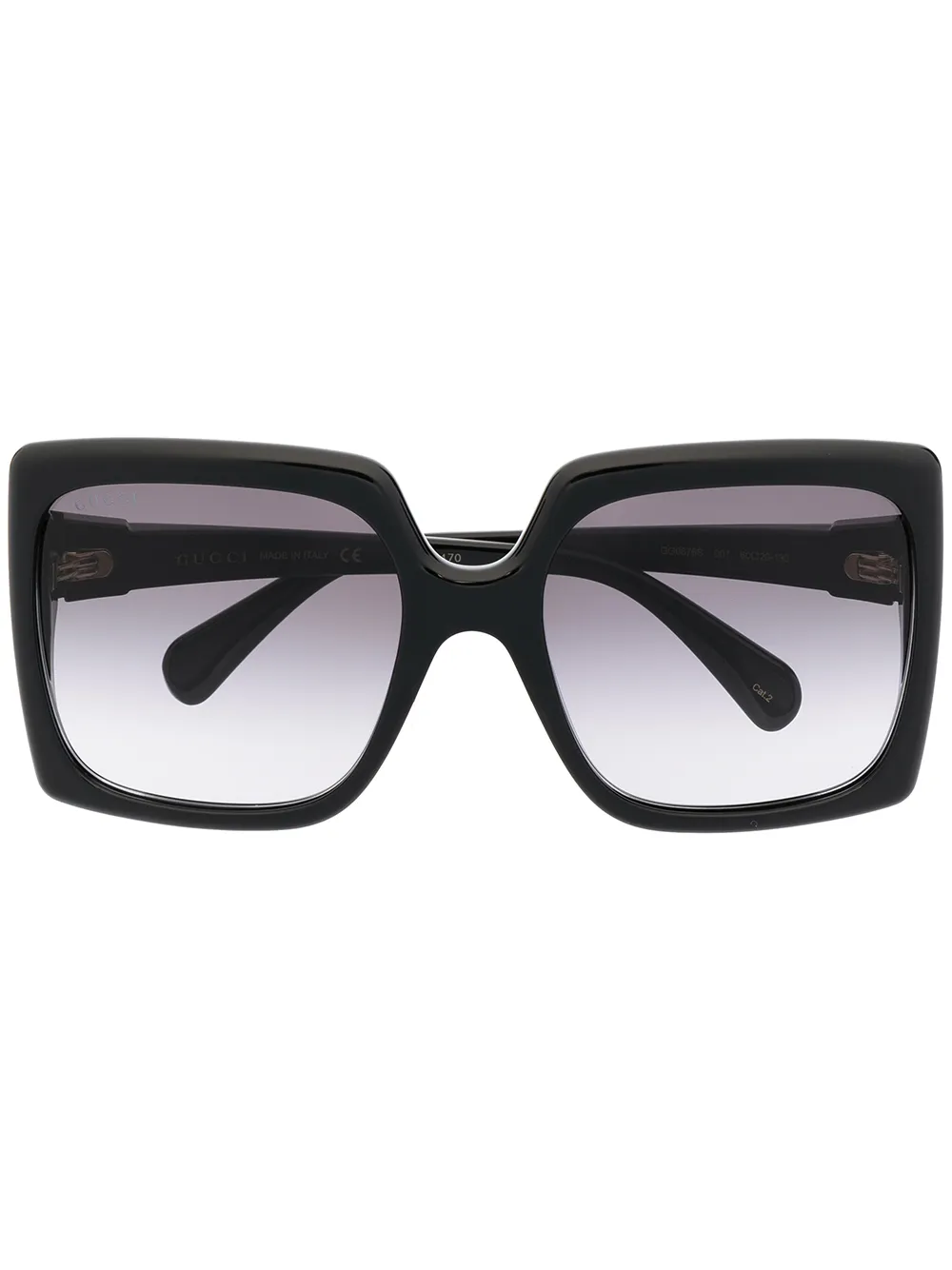 фото Gucci eyewear солнцезащитные очки в квадратной оправе с логотипом interlocking g