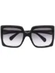Image 1 of Gucci Eyewear Interlocking G oversized square-frame sunglasses