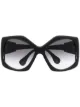 Image 1 of Gucci Eyewear oversized heptagon-frame sunglasses
