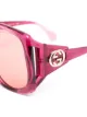 Gucci Eyewear angular-frame oversized sunglasses