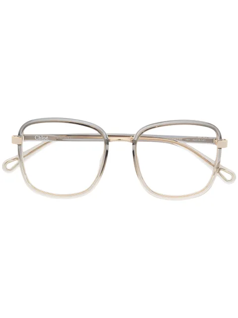 Chloé Eyewear lentes con armazón redonda oversize