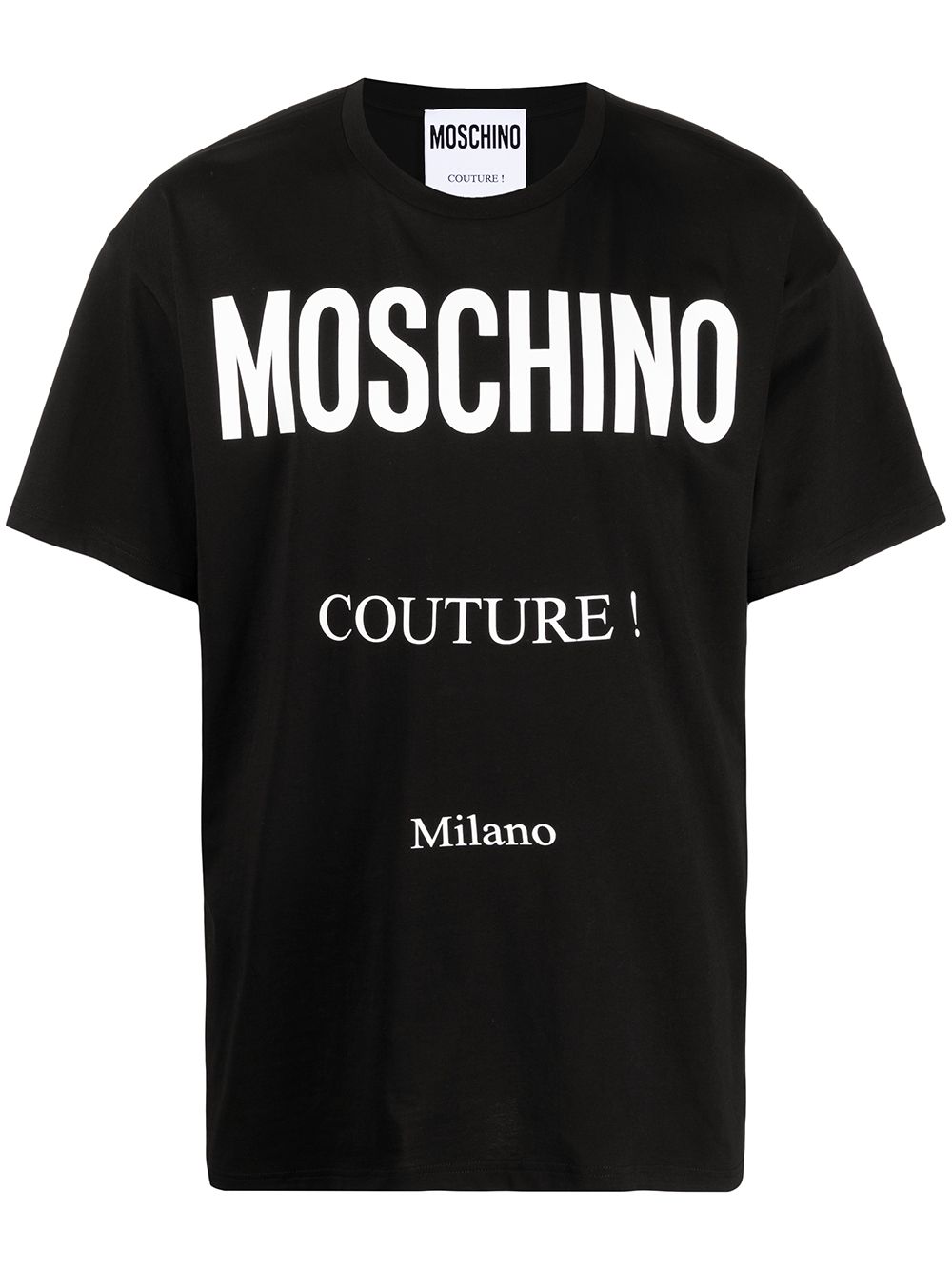 фото Moschino футболка с принтом moschino couture! milano