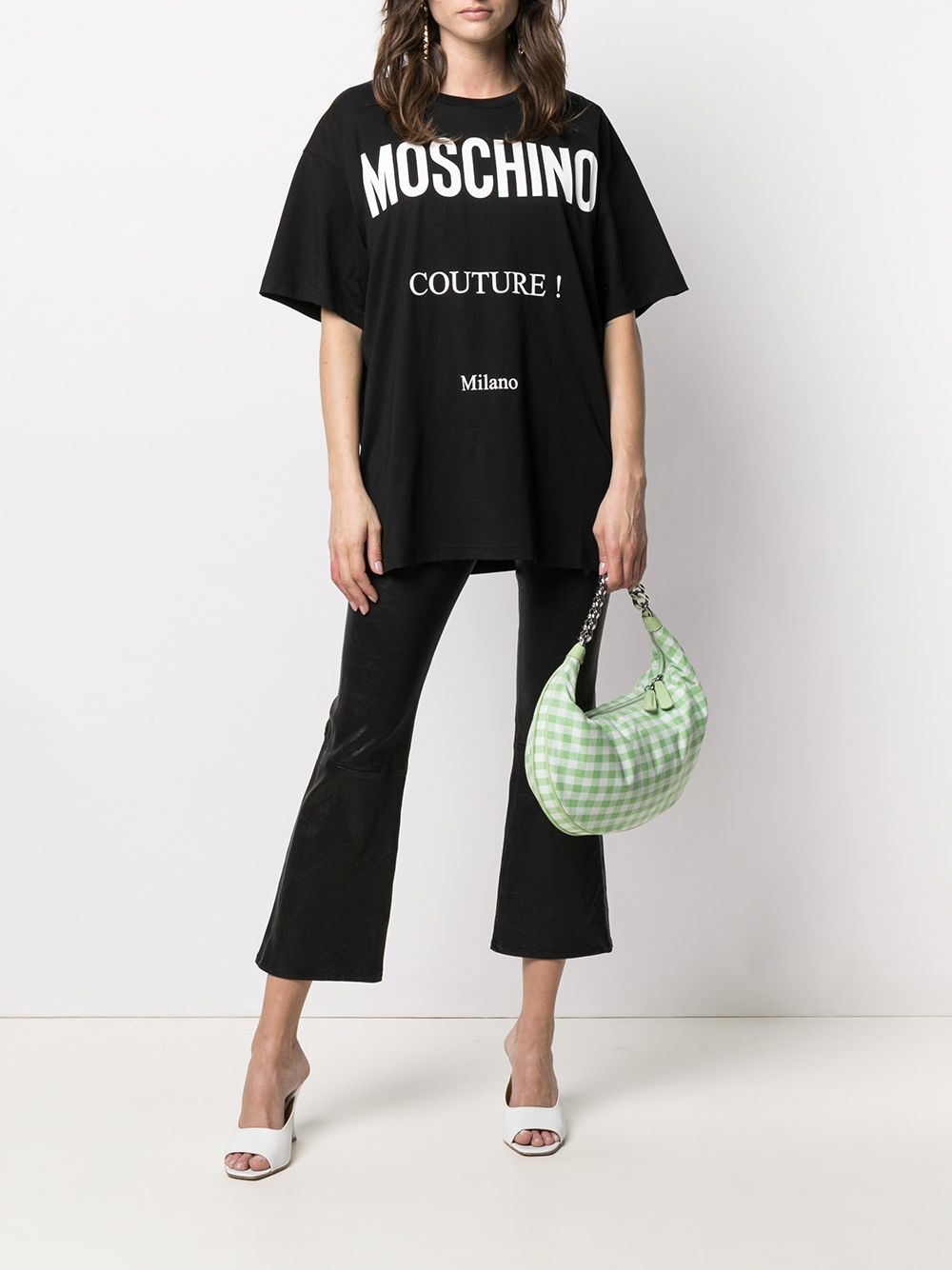 фото Moschino футболка с принтом moschino couture! milano