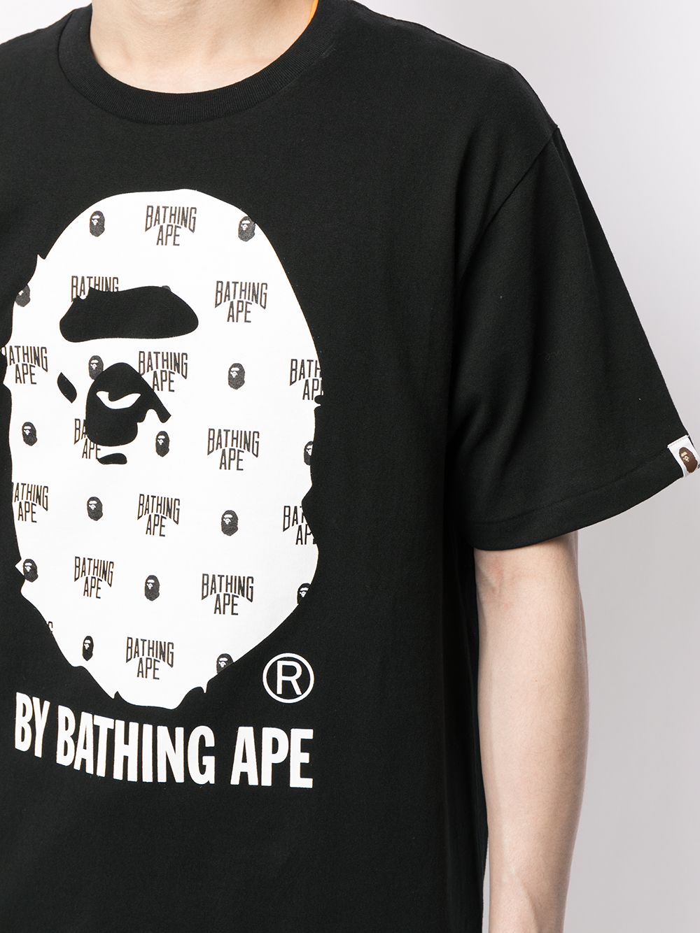 фото A bathing ape® футболка с круглым вырезом и логотипом