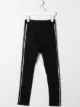 Image 2 of Balmain Kids logo tape cotton leggings