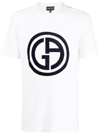 Giorgio Armani logo print T-shirt - FARFETCH