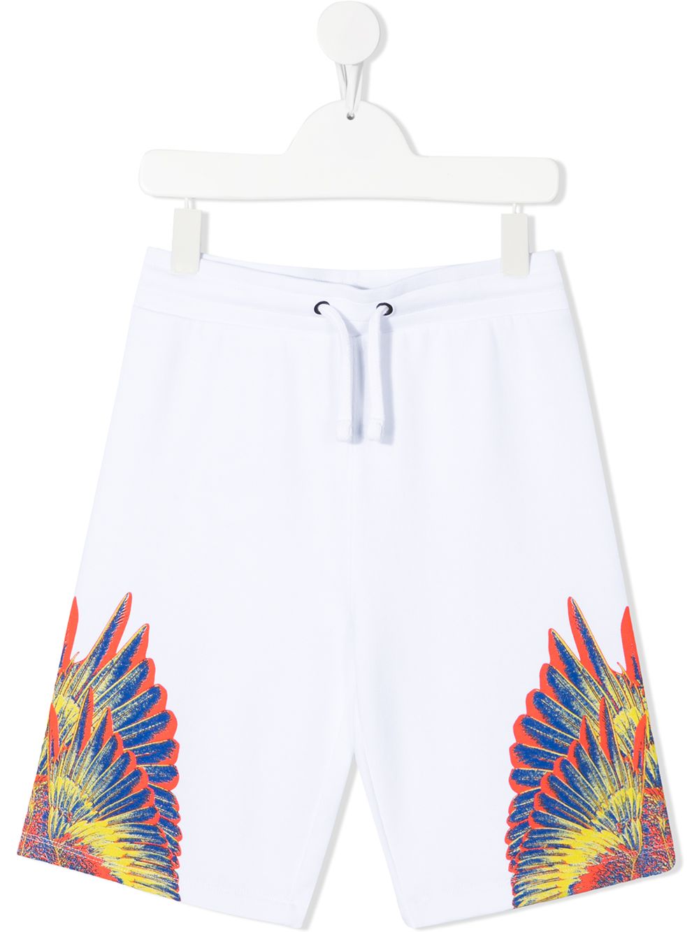 фото Marcelo burlon county of milan kids спортивные шорты с принтом wings