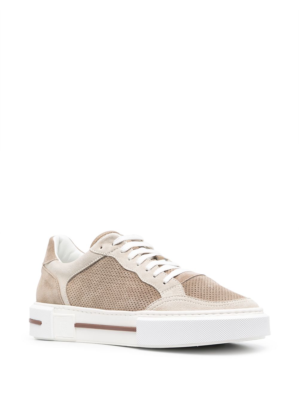 фото Eleventy panelled low-top sneakers