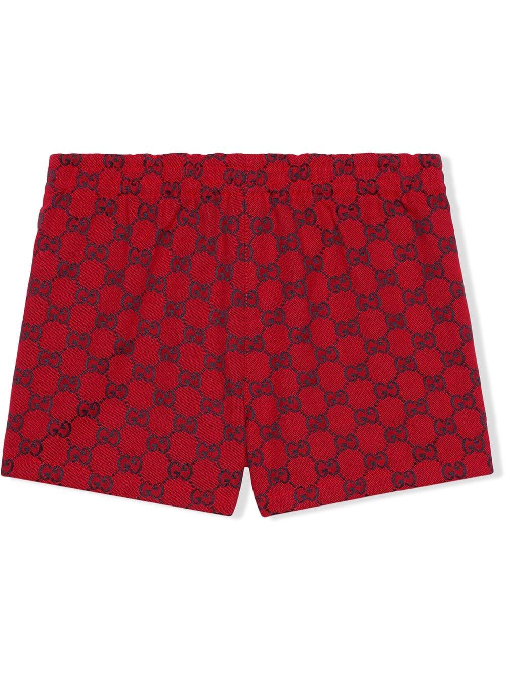 Gucci GG Supreme Swim Shorts in Red for Men