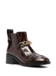 Image 2 of See by Chloé chain-link ankle boots