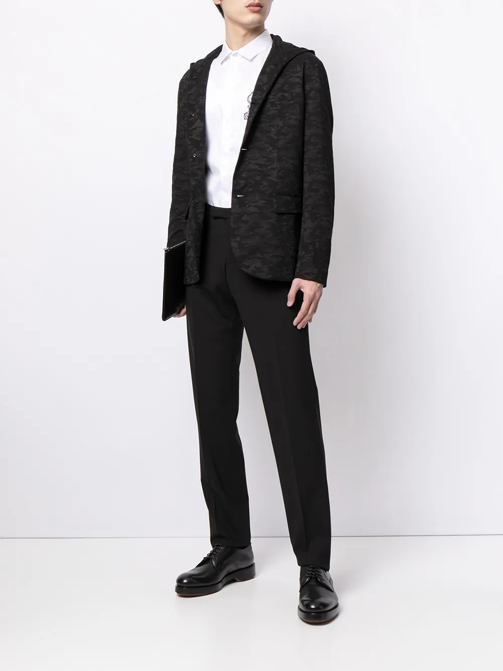 фото Emporio armani узкие брюки строгого кроя