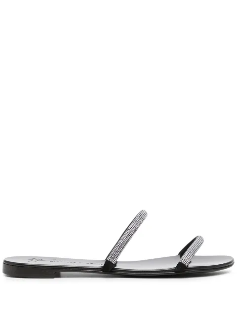 Giuseppe Zanotti Croisette crystal-embellished sandals