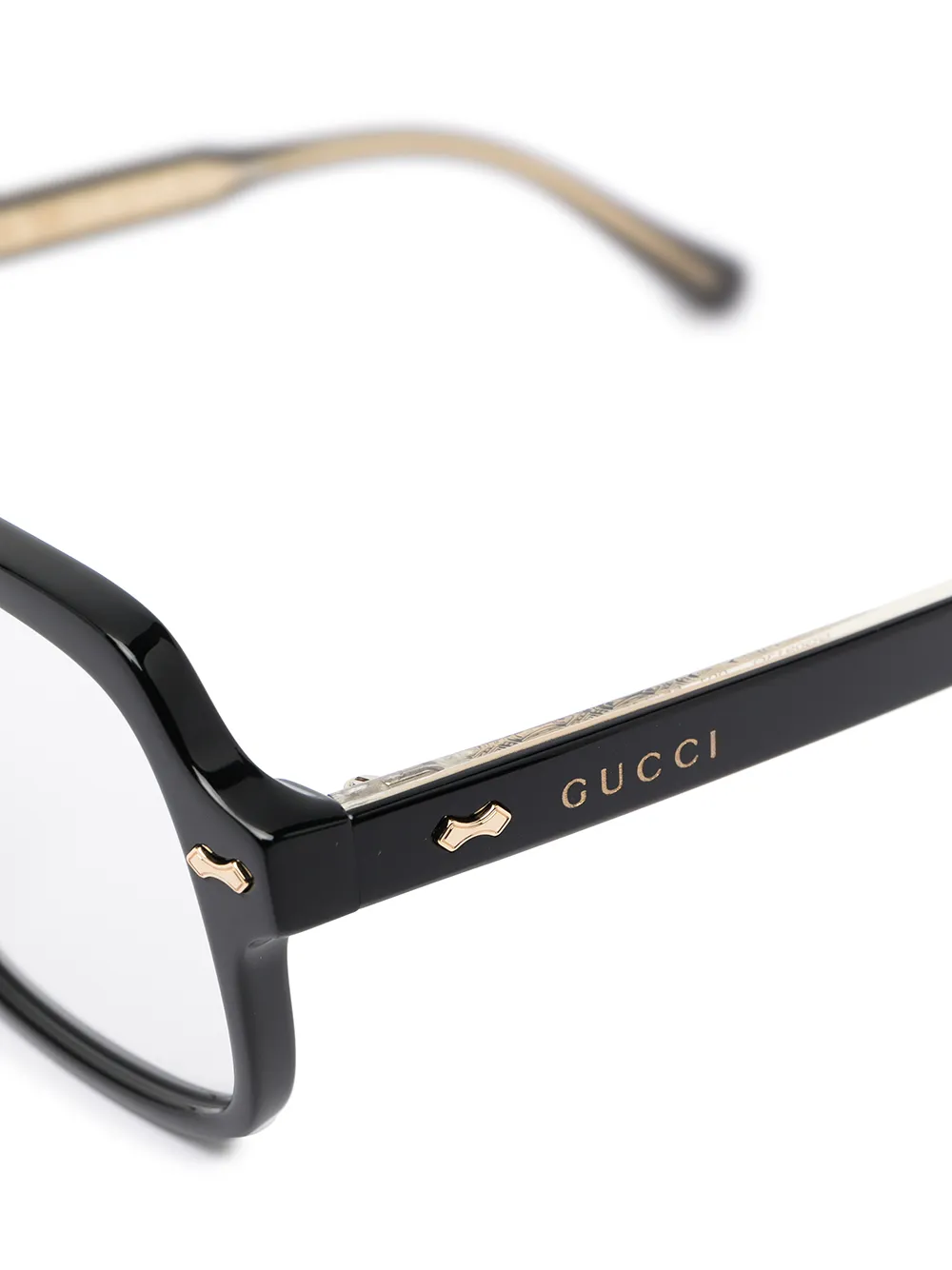 фото Gucci eyewear очки в квадратной оправе