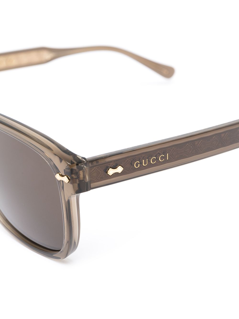 фото Gucci eyewear солнцезащитные очки в квадратной оправе