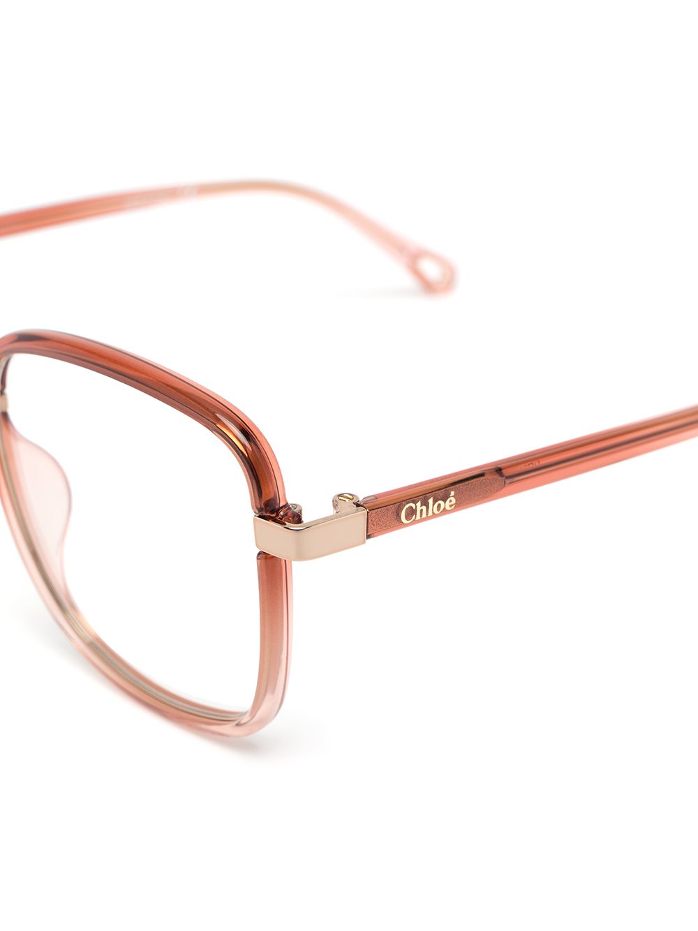 фото Chloé eyewear очки в массивной оправе