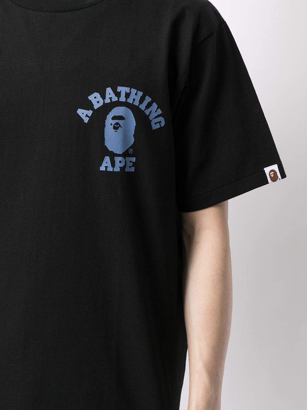 фото A bathing ape® футболка с круглым вырезом и логотипом