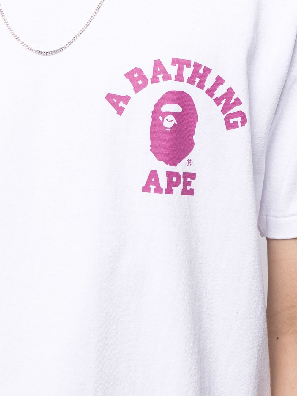 фото A bathing ape® футболка с круглым вырезом и логотипом