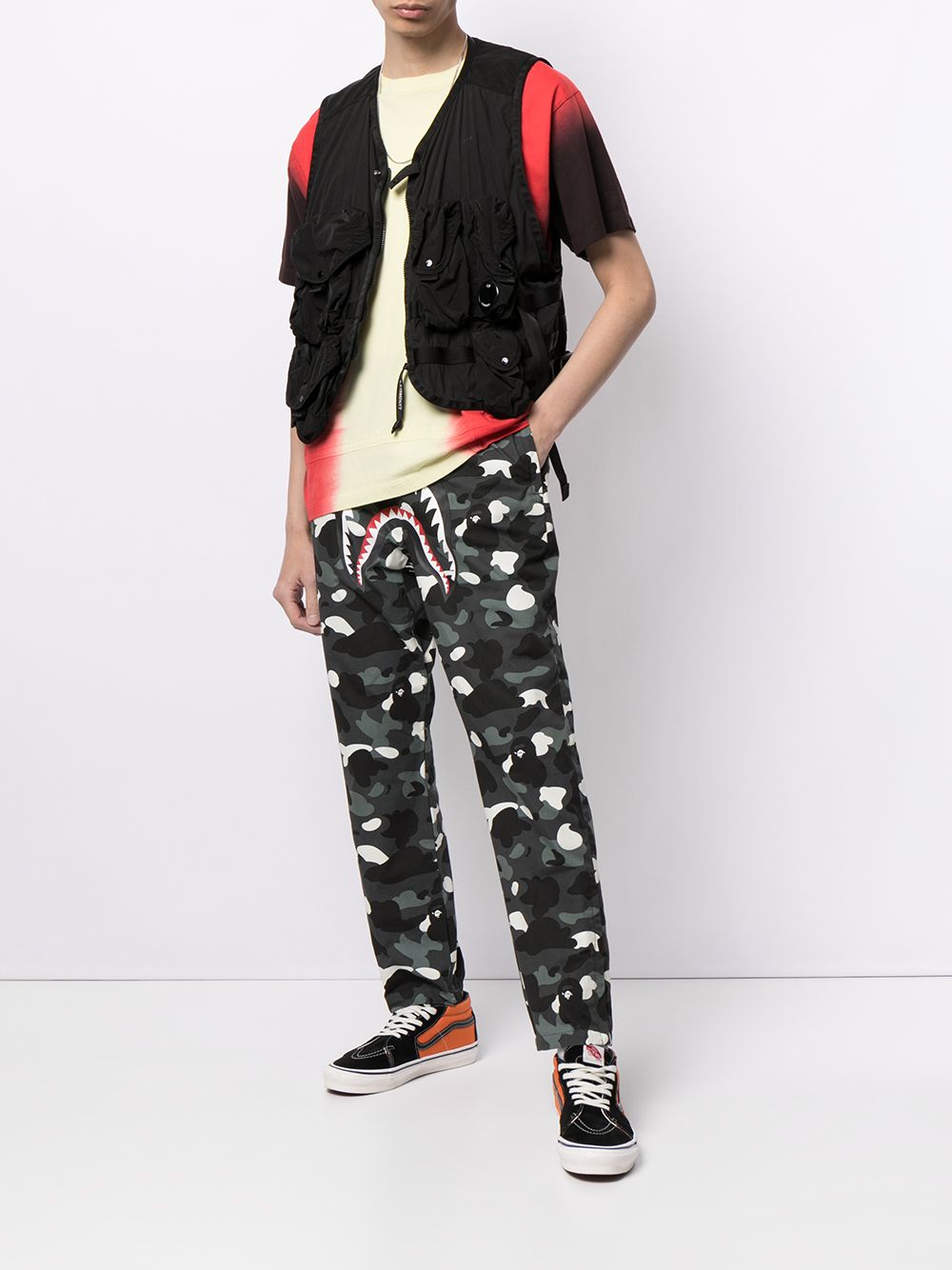 A BATHING APE® Broek met camouflageprint - Grijs