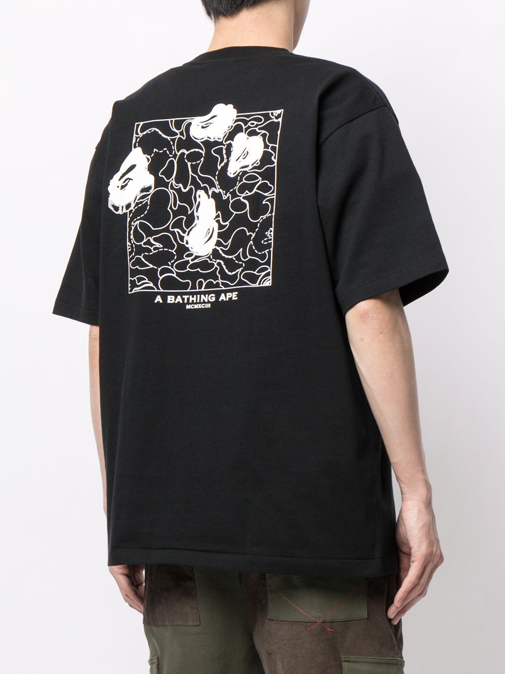 A BATHING APE® Bape Ink-print Cotton T-shirt - Farfetch