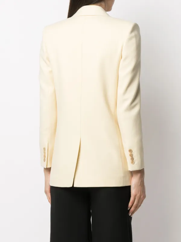 saint laurent white blazer