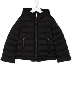 Girls black designer coat clearance
