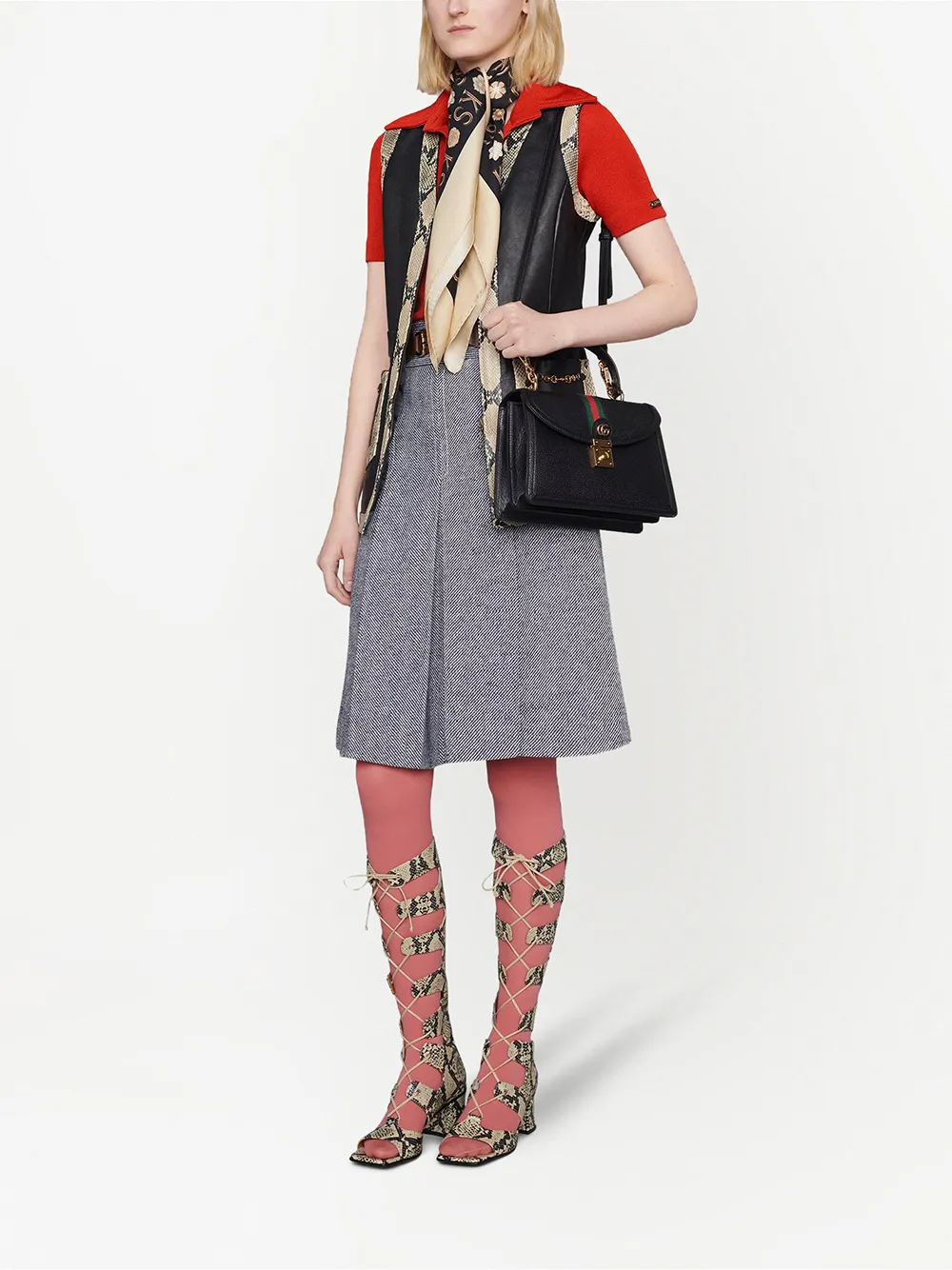 фото Gucci маленькая сумка-тоут ophidia