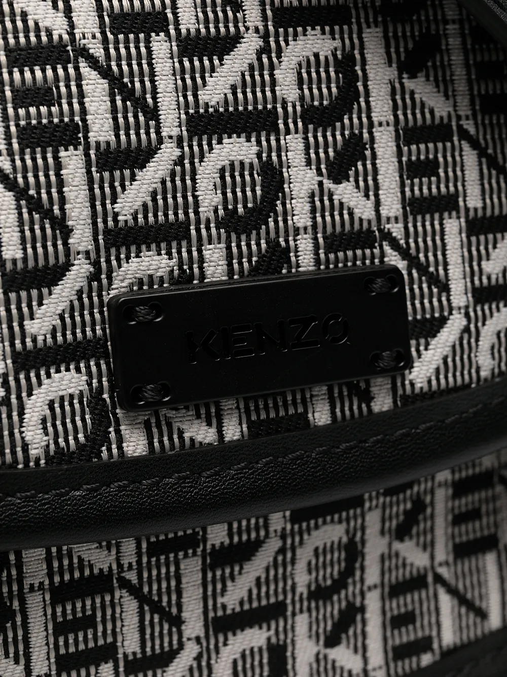 фото Kenzo маленькая жаккардовая сумка-мессенджер courier