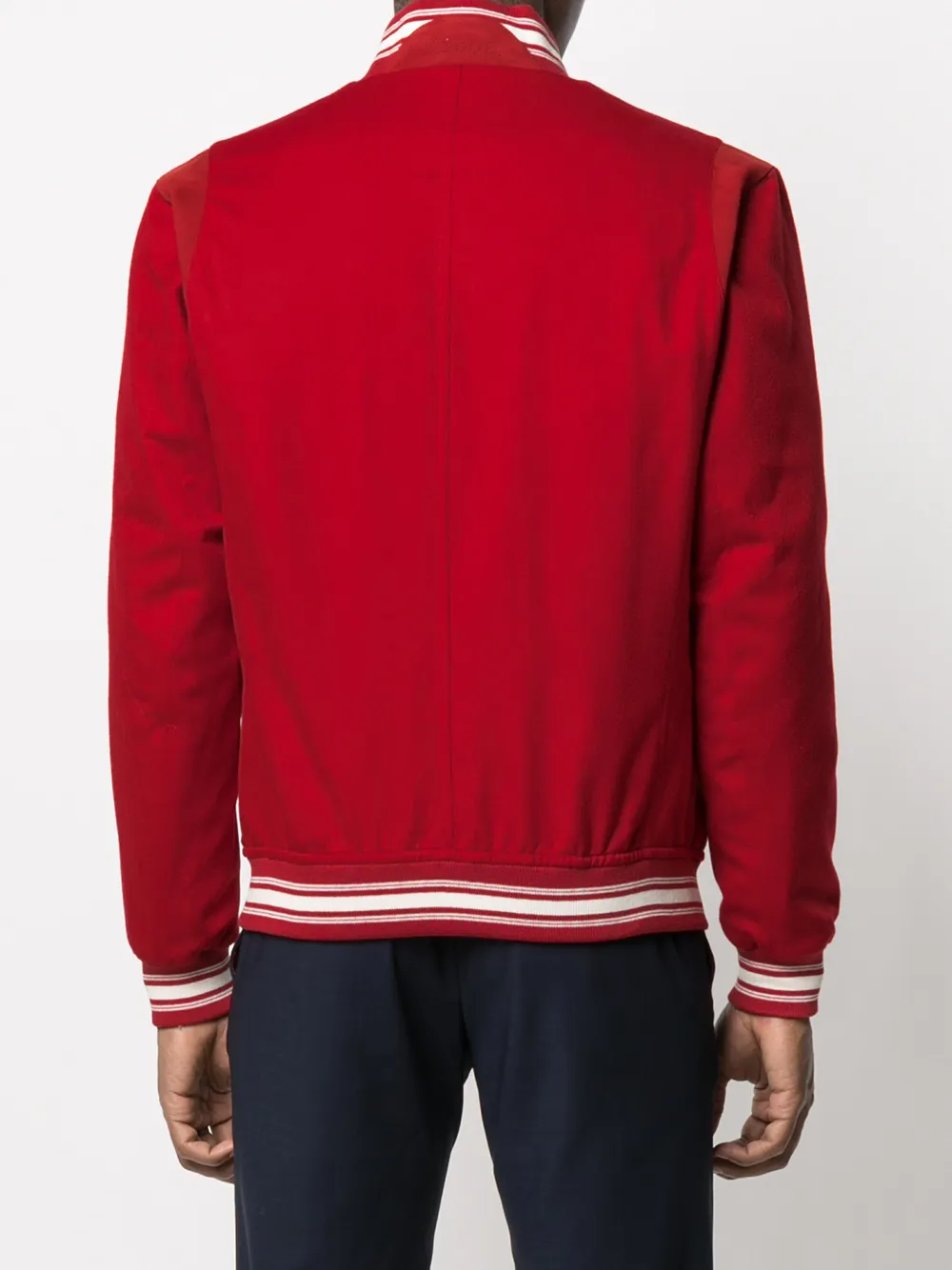 фото Kiton бомбер с вышитым логотипом