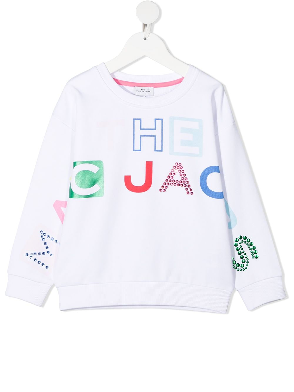 Image 1 of The Marc Jacobs Kids all-over logo print sweatshirt