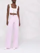 Image 2 of Balmain button-embellished houndstooth crop top