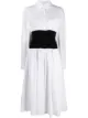 Image 1 of Alexandre Vauthier long-sleeved midi shirt dress
