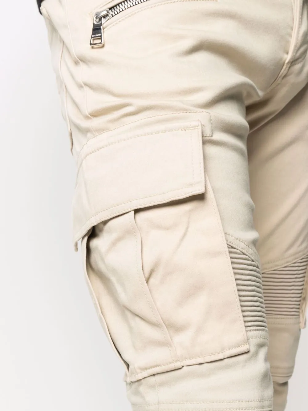 фото Balmain джинсы карго с тиснением