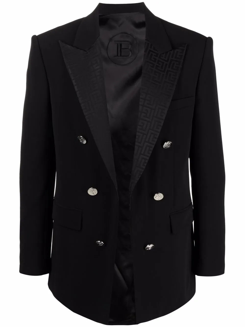 

Balmain peak-lapel double-breasted blazer - Black