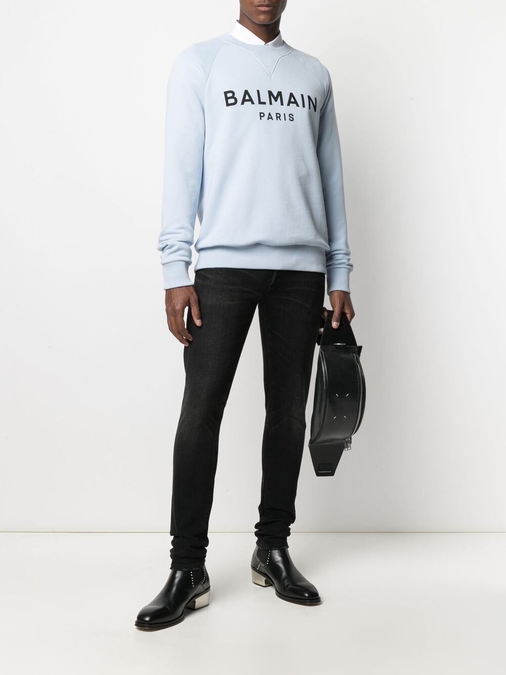 фото Balmain джинсы кроя слим