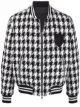 Image 1 of Balmain houndstooth bomber jacket