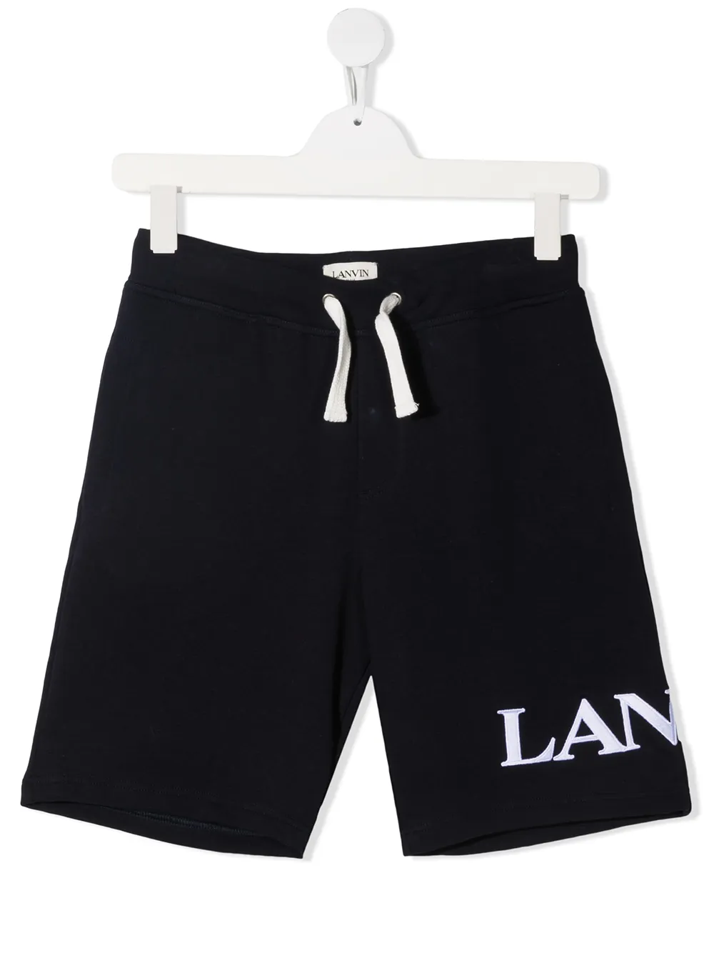 фото Lanvin enfant спортивные шорты с логотипом