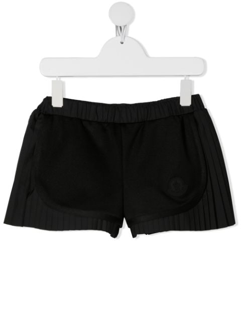 logo-patch elasticated shorts