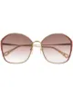 Image 1 of Chloé Eyewear Irene oversized sunglasses