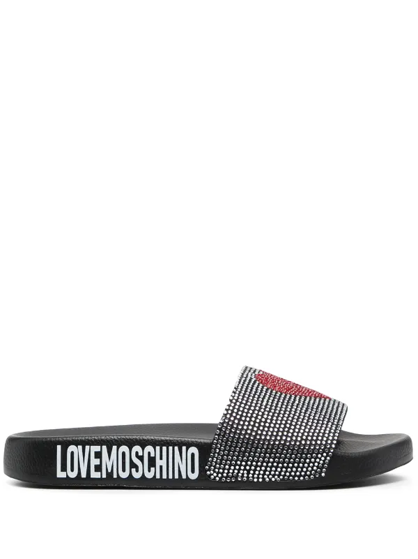 moschino slides womens