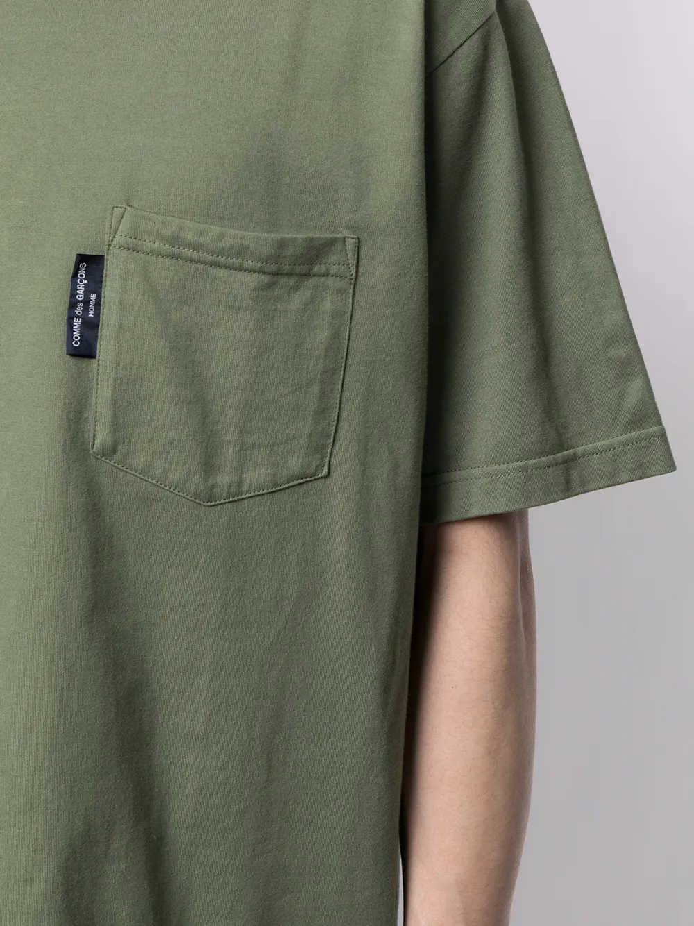 фото Comme des garçons homme футболка с накладным карманом