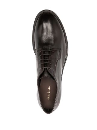 Pullman lace-up leather Derby shoes展示图