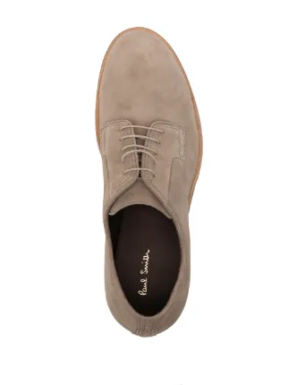 Pullman suede lace-up Derby shoes展示图