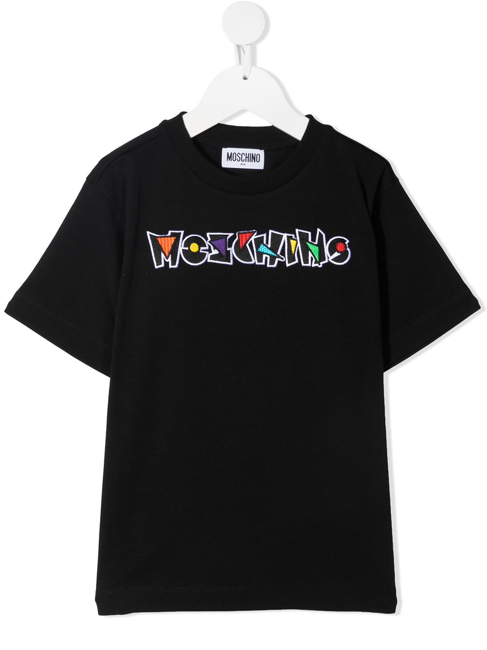 фото Moschino kids футболка с короткими рукавами и логотипом