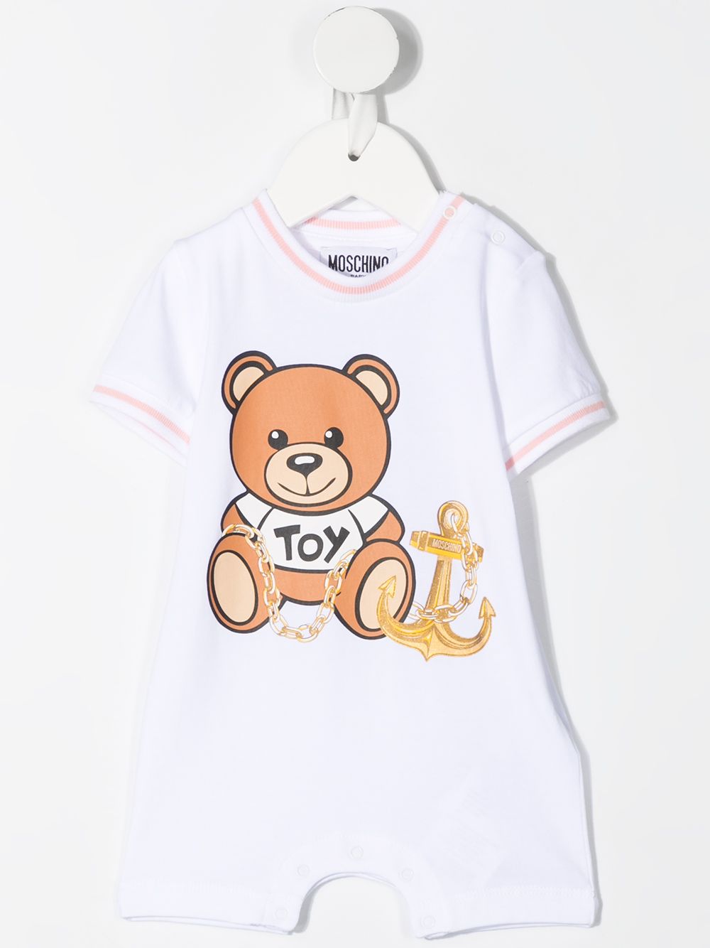 фото Moschino kids комплект из ромпера и шапки бини toy bear