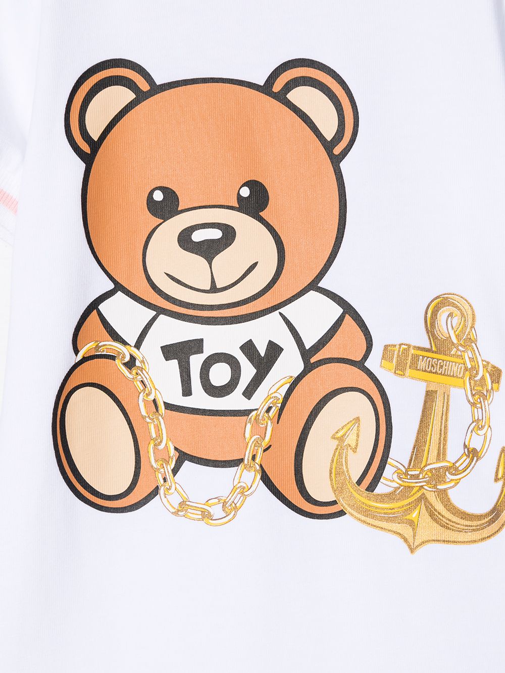 фото Moschino kids комплект из ромпера и шапки бини toy bear