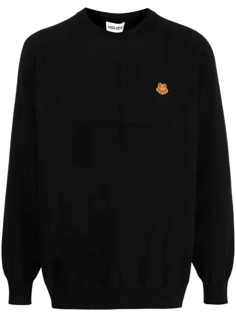 Kenzo tiger-patch jumper Men