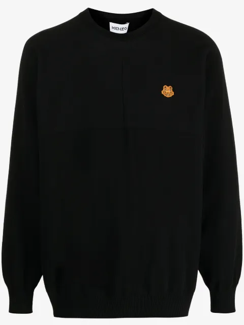Kenzo tiger-patch jumper