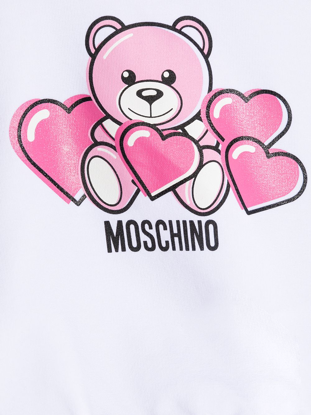 фото Moschino kids толстовка с круглым вырезом