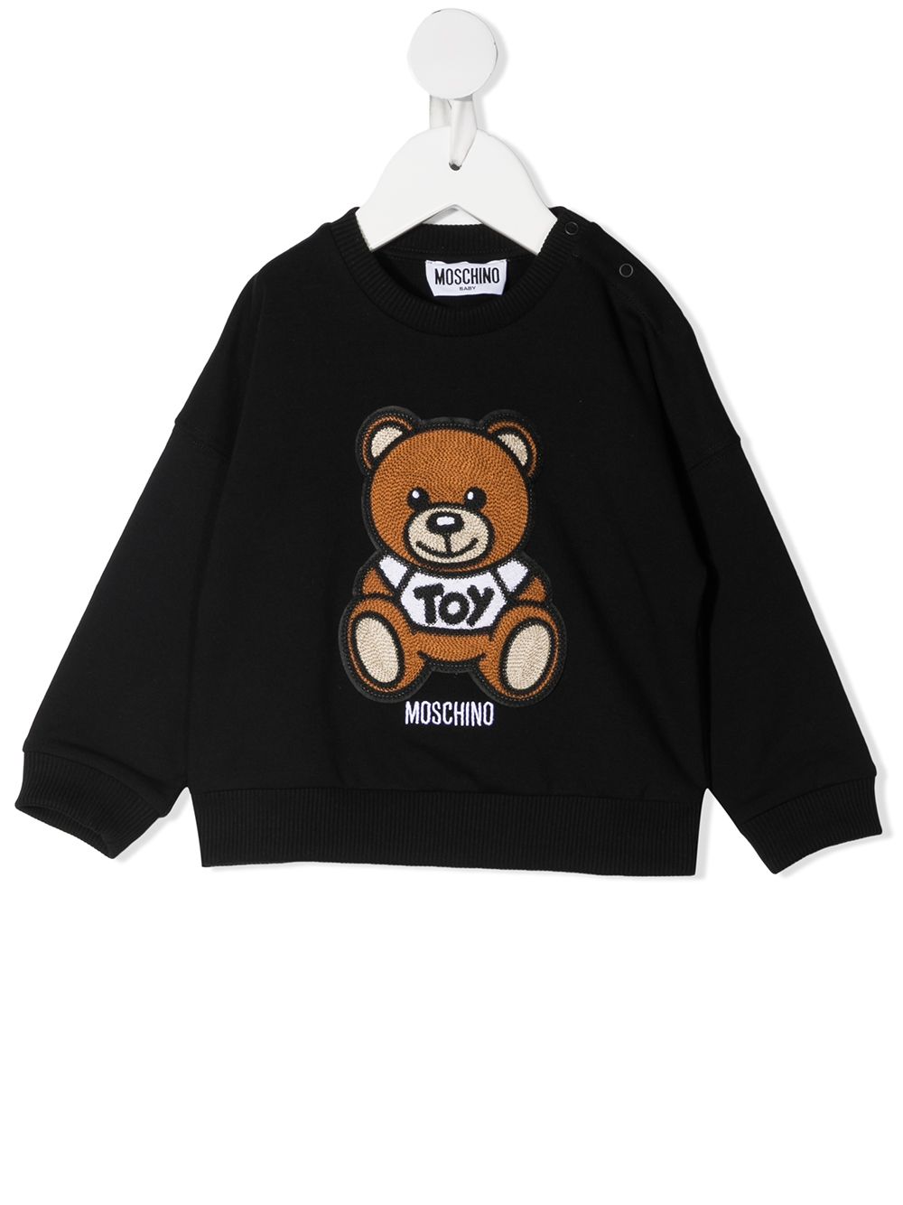 фото Moschino kids толстовка teddy bear и круглым вырезом