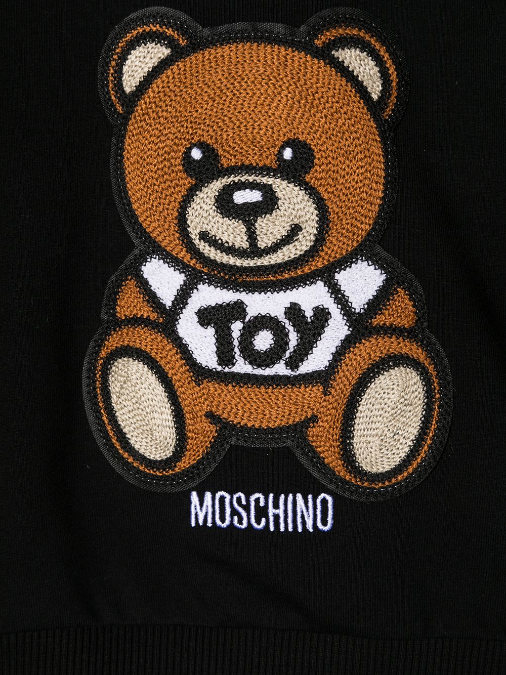 фото Moschino kids толстовка teddy bear и круглым вырезом